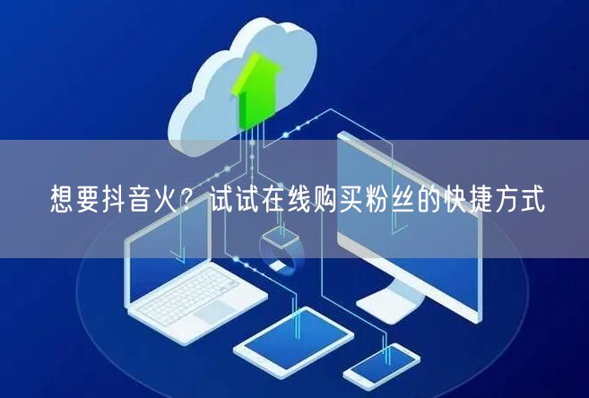 想要抖音火？试试在线购买粉丝的快捷方式