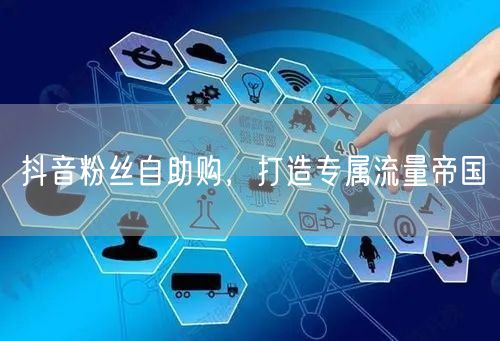 抖音粉丝自助购，打造专属流量帝国