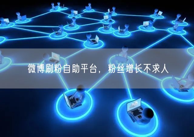 微博刷粉自助平台，粉丝增长不求人